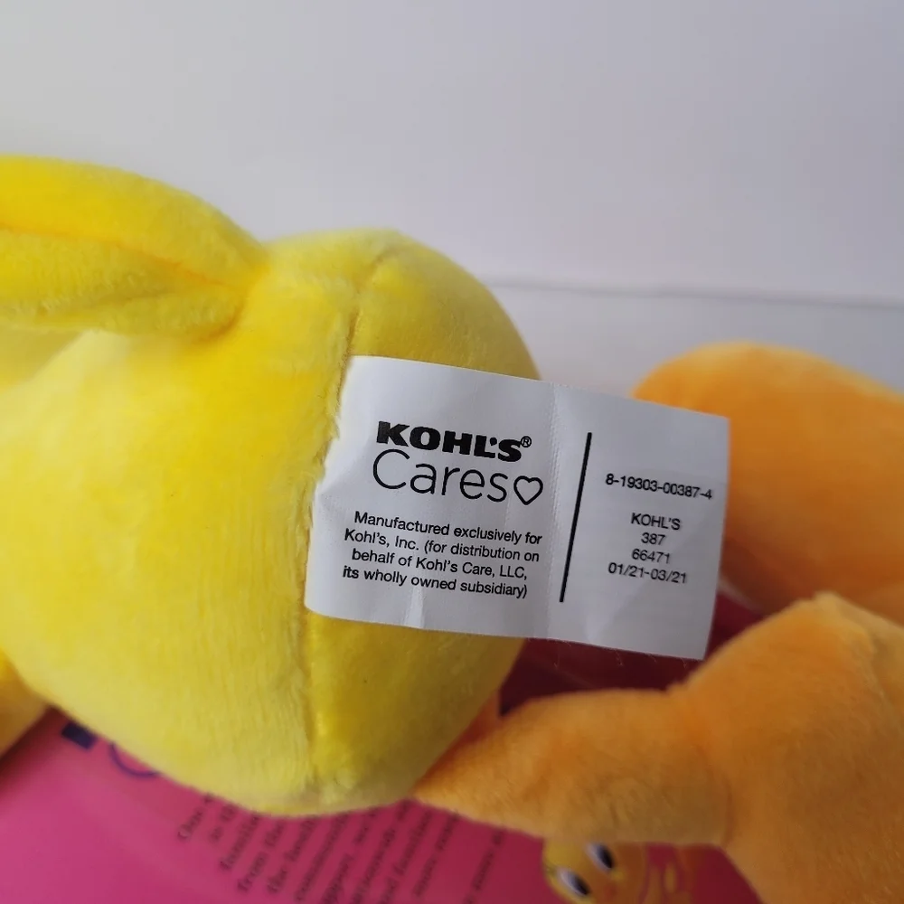 New Looney Tunes Tweety Bird Plush With Book Kohls Cares 14